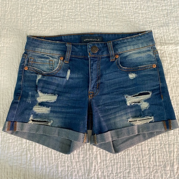 Aeropostale Pants - Midi Aeropostale Denim Shorts